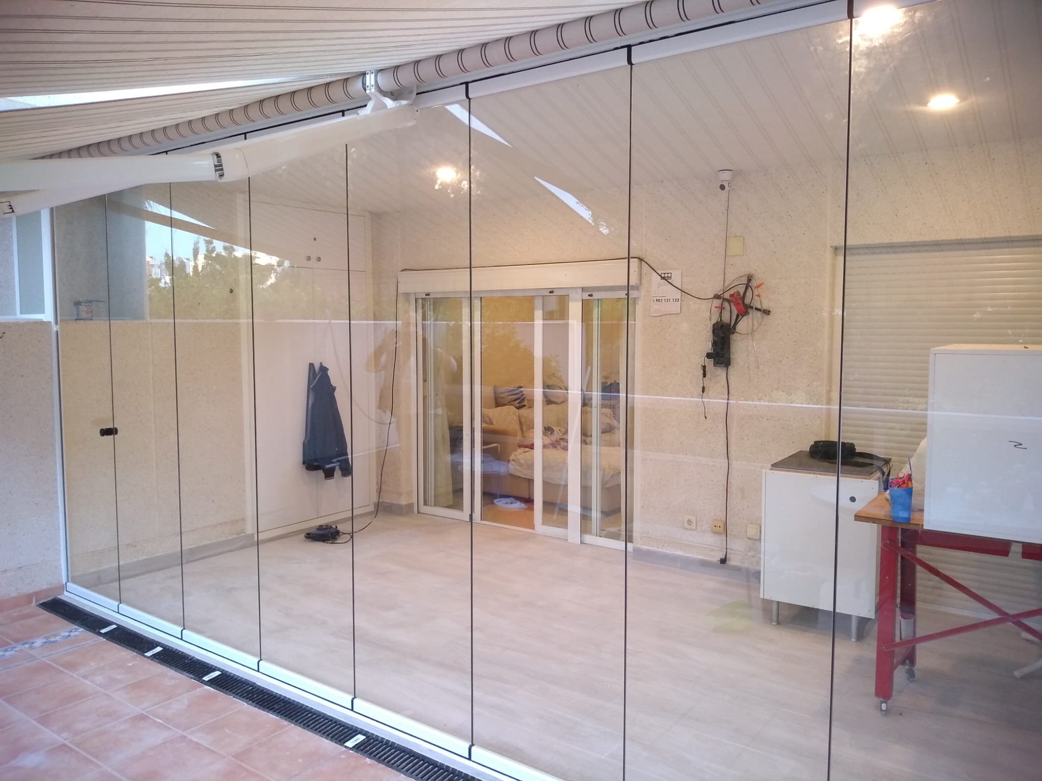 Room with mirrors